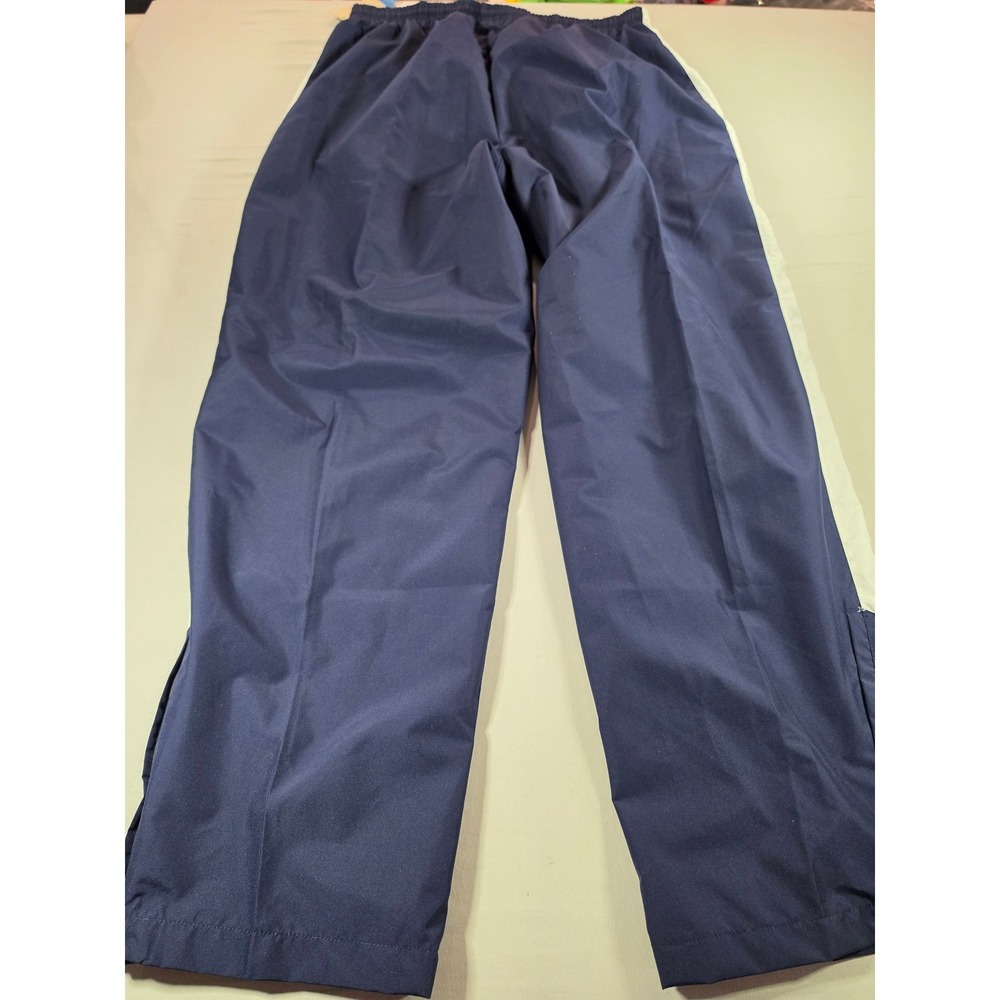 Brooks Podium Pant Navy Blue White Stripe Mesh Lined Track Pants MP480410.035 L - Picture 6 of 7